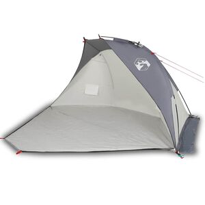 vidaXL Strandzelt Grau 268x223x125 cm 185T Polyester