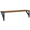 vidaXL Wandregale 2 pcs Altholz 60 x 15 x 15,5 cm Holzwerkstoff