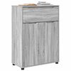 vidaXL Badezimmerschrank mit Regal Graues Sonoma 72,5 x 36,5 x 100 cm