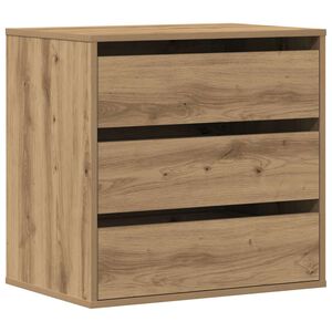 vidaXL Kommode Artisan-Eiche 60x41x58 cm Holzwerkstoff