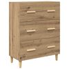 vidaXL Highboard Artisan-Eiche 69,5 x 32,5 x 180 cm Holzwerkstoff