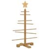 vidaXL Holz Weihnachtsbaum Braun 75 cm Bambus