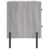 vidaXL Nachttische 2 Stk. Grau Sonoma 40x35x47,5 cm Holzwerkstoff