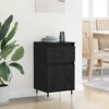 vidaXL Sideboard mit Schubladen Schwarz Eichen-Optik 40 x 35 x 70 cm
