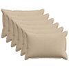 vidaXL Kissenbezug 6 stk. HOUTEN Taupe 50 x 75 cm Cord