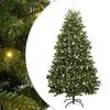 vidaXL K&uuml;nstlicher Weihnachtsbaum 240 cm 300 LEDs Warmes Wei&szlig; Gr&uuml;n
