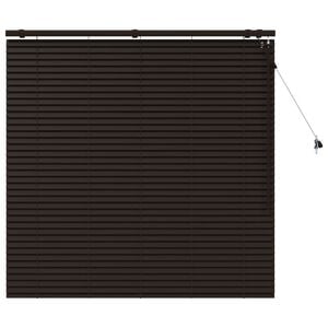 vidaXL Venezianische Jalousie Dunkelbraun 135 x 130 cm 35 mm