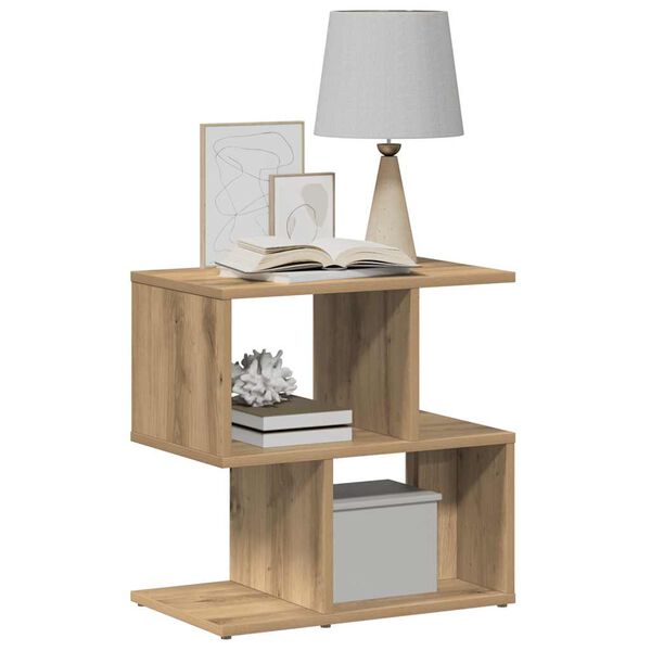 vidaXL Nachttische 2 Stk. Artisan-Eiche 50x30x51,5 cm Holzwerkstoff