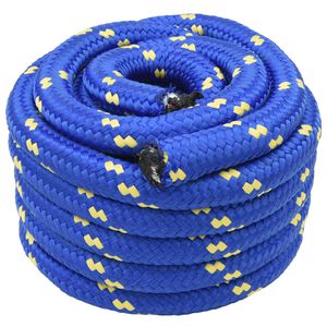 vidaXL Bootsseil 3 mm 5 m Blau PP