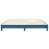 vidaXL Boxspringbett ohne Matratze Dunkelblau 200x220 cm Samt