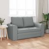 vidaXL Schlafsofa 60cm Hellgrau Stoff