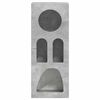 vidaXL Sideboard Beton Grau 40 x 35 x 100,5 cm Holzwerkstoff