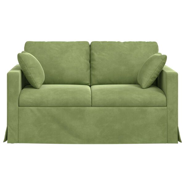 vidaXL Sofa Hellgr&uuml;n Gesamtabmessungen: 138 x 78 x 80 cm (B x T x H)