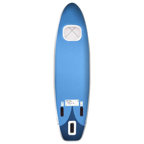 vidaXL SUP-Board-Set Aufblasbar Marineblau 360x81x10 cm