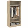 vidaXL Kleiderschrank Sonoma-Eiche 100x50x200 cm Holzwerkstoff