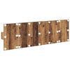 vidaXL Kopfteil mit Schrank mit Schubladen 3 pcs Altholz Holzwerkstoff