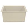 vidaXL Waschbecken Beige 530 x 460 mm 80% Quarz und 20% Harz