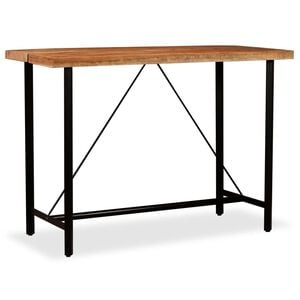 vidaXL Bartisch Akazie Massivholz 150 x 70 x 107 cm