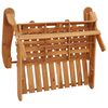vidaXL 5-tlg. Garten-Lounge-Set Adirondack Massivholz Akazie