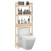 vidaXL Toilettenregal 63x26x171 cm Massivholz Kiefer