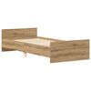 vidaXL Bettgestell ohne Matratze Artisan-Eiche 90x190cm Holzwerkstoff