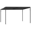 vidaXL Pavillon mit Dach Anthrazit 4x3x2,5 m Aluminium und Stahl