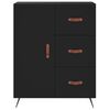 vidaXL Sideboard Schwarz 69,5x34x90 cm Holzwerkstoff