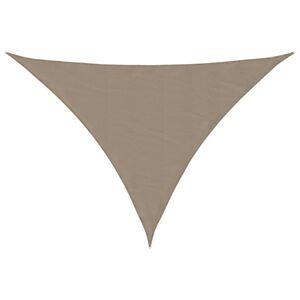 vidaXL Sonnensegel Oxford-Gewebe Dreieckig 4x5x6,4 m Taupe