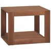 vidaXL Wand-Badregal 45x45x35 cm Massivholz Teak