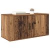 vidaXL Wandmontiertes TV-Regal Altholz 80 x 34,5 x 40 cm Holzwerkstoff