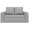vidaXL Schlafsofa 60cm Wolkengrau Stoff