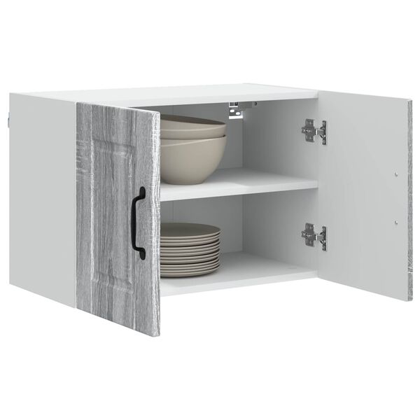 vidaXL K&uuml;chenschrank Graues Sonoma 60 x 31 x 40 cm Holzwerkstoff