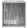 vidaXL Beistelltisch Grau Sonoma 33x33x34,5 cm Holzwerkstoff