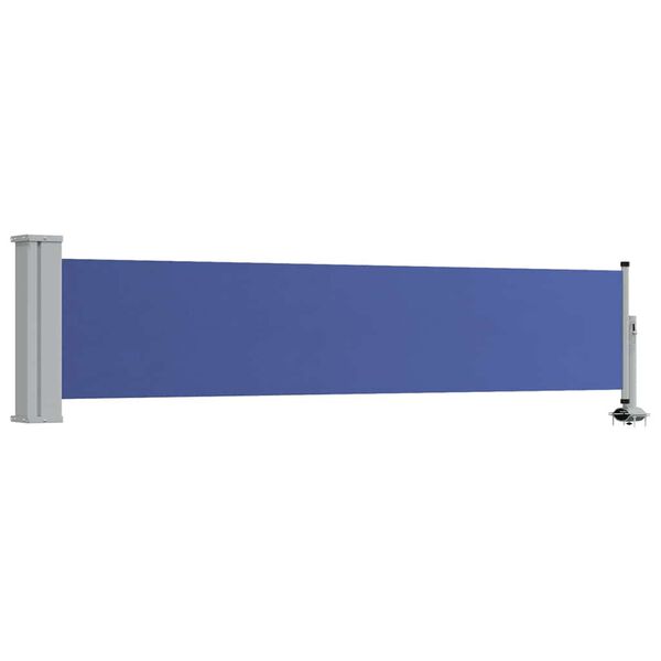 vidaXL Ausziehbare Seitenmarkise 60&times;300 cm Blau