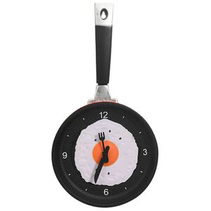 vidaXL Wanduhr mit Spiegelei-Pfannen-Design 18,8 cm