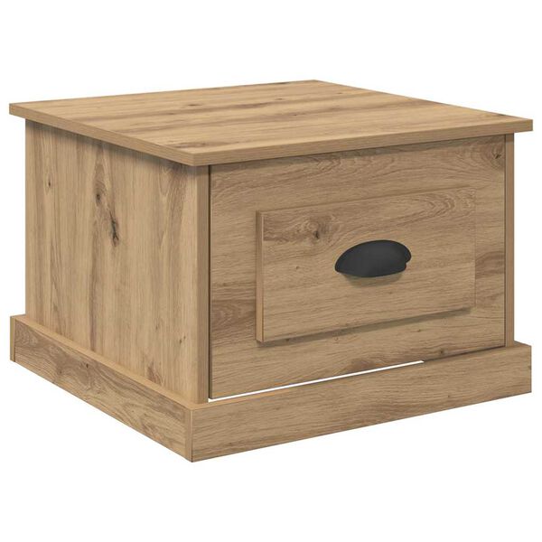 vidaXL Couchtisch Artisan-Eiche 50 x 50 x 35 cm Holzwerkstoff