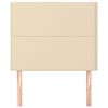 vidaXL Kopfteil Creme 80x5x118/128 cm Stoff