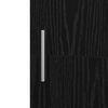 vidaXL Highboard 2 pcs Schwarz Eichen-Optik 50 x 42,5 x 185 cm