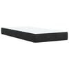 vidaXL Boxspringbett mit Matratze Schwarz 90x190 cm Samt