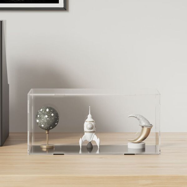 vidaXL Displaybox Transparent 24x12x11 cm Acryl