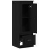 vidaXL Highboard Schwarz Eichen-Optik 36 x 35.5 x 103.5 cm