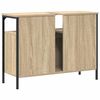 vidaXL Waschbeckenschrank mit T&uuml;r Braun 80 x 30 x 60 cm Holzwerkstoff