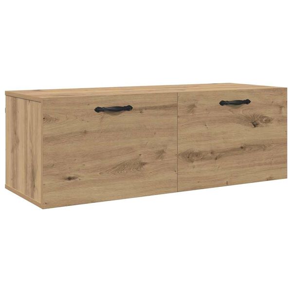 vidaXL Wandschrank Artisan-Eiche 100 x 36,5 x 35 cm Holzwerkstoff