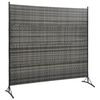 vidaXL Raumteiler Poly Rattan Anthrazit 175&times;180 cm