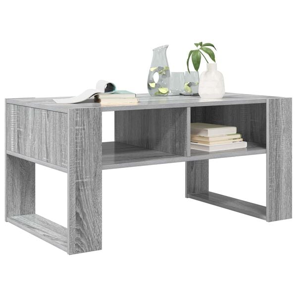 vidaXL Couchtisch Graues Sonoma 92 x 53 x 45 cm Holzwerkstoff