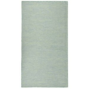 vidaXL Outdoor-Teppich Flachgewebe 80x150 cm T&uuml;rkis