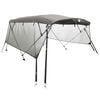 vidaXL 4-Bow Bimini-Top mit Mesh-Seitenteilen 243x(200-213)x137 cm