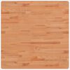 vidaXL Tischplatte 80x80x4 cm Quadratisch Massivholz Buche