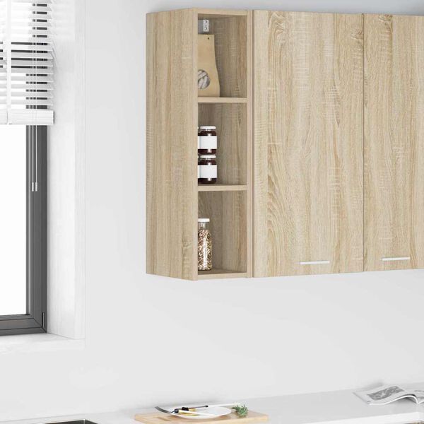 vidaXL H&auml;ngeschrank Sonoma-Eiche 20 x 29,5 x 80 cm Holzwerkstoff