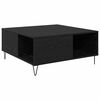 vidaXL Couchtisch Schwarz Eichen-Optik 80 x 80 x 36,5 cm Holzwerkstoff